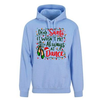 Dear Santa It WasnT Me IM Always At Dance Ballet Christmas Unisex Surf Hoodie