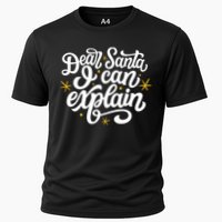 Dear Santa I Can Explain Christmas Holiday Funny Cooling Performance Crew T-Shirt