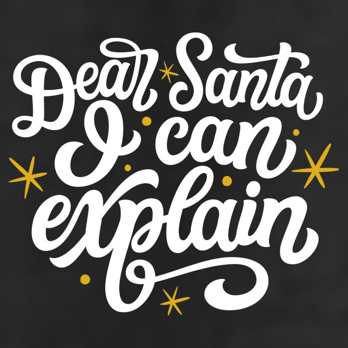 Dear Santa I Can Explain Christmas Holiday Funny Adult Drive Performance Visor