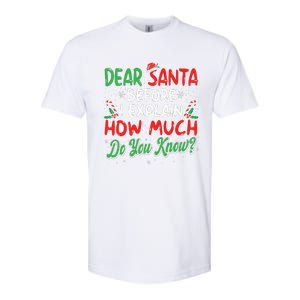 Dear Santa I Can Explain Funny Christmas  Softstyle CVC T-Shirt