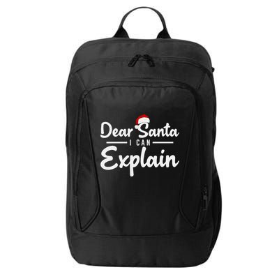 Dear Santa I Can Explain City Backpack