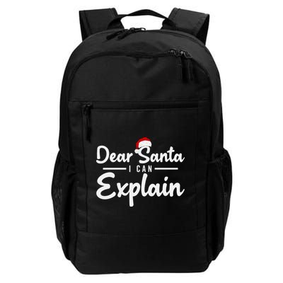 Dear Santa I Can Explain Backpack