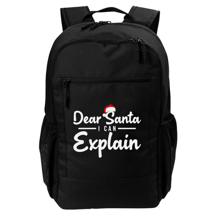 Dear Santa I Can Explain Backpack