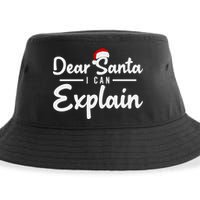 Dear Santa I Can Explain Sustainable Bucket Hat