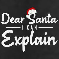Dear Santa I Can Explain Adult Drive Performance Visor