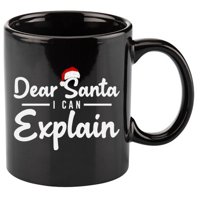 Dear Santa I Can Explain 11oz C Handle Ceramic Mug