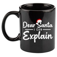 Dear Santa I Can Explain 11oz C Handle Ceramic Mug