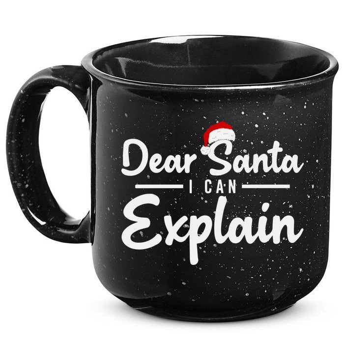Dear Santa I Can Explain 15oz Campfire Ceramic Mug