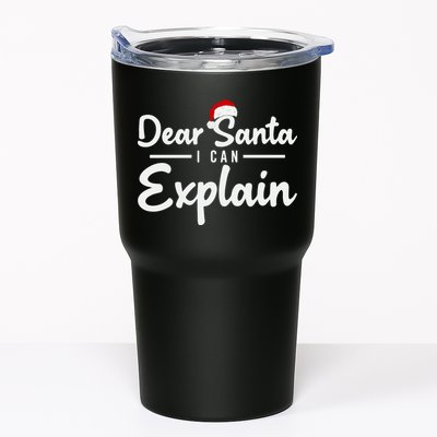 Dear Santa I Can Explain Tumbler