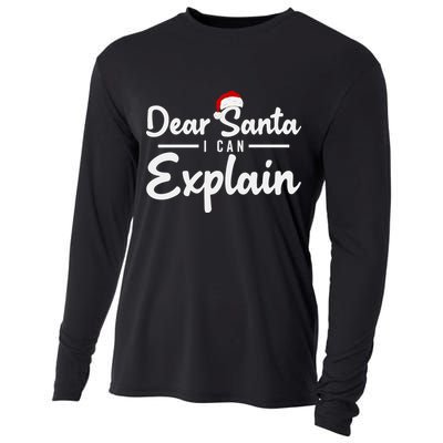 Dear Santa I Can Explain Cooling Performance Long Sleeve Crew