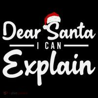 Dear Santa I Can Explain Premium T-Shirt