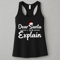 Dear Santa I Can Explain Womens Tank Top
