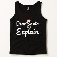 Dear Santa I Can Explain Tank Top