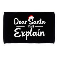 Dear Santa I Can Explain Microfiber Hand Towel
