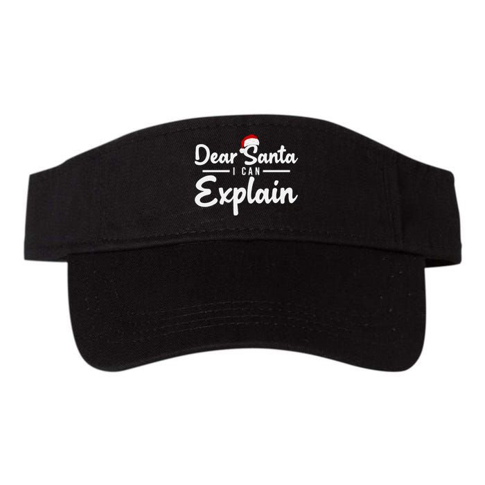 Dear Santa I Can Explain Visor