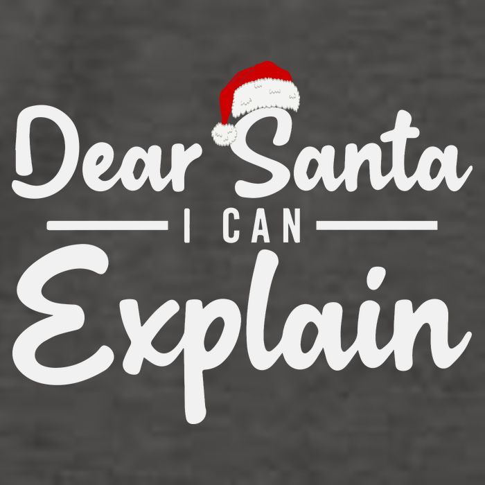 Dear Santa I Can Explain Vector Backpack