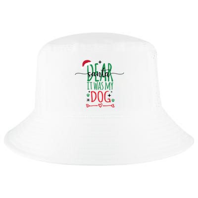 Dear Santa It Was My Dog Funny Christmas Cool Comfort Performance Bucket Hat