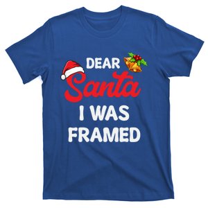 Dear Santa I Was Framed Gift T-Shirt