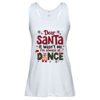 Dear Santa It WasnT Me IM Always At Dance Ballet Christmas.Jpzmsgrj Ladies Essential Flowy Tank