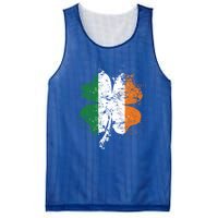 Distressed Shamrock Irish Flag St Patrick's Day Ireland Gift Mesh Reversible Basketball Jersey Tank