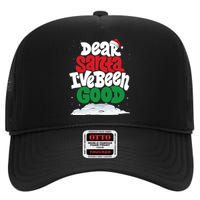 Dear Santa IVe Been Good Pajama Costume Family Matching High Crown Mesh Back Trucker Hat