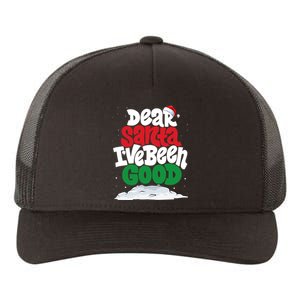 Dear Santa IVe Been Good Pajama Costume Family Matching Yupoong Adult 5-Panel Trucker Hat