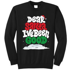 Dear Santa IVe Been Good Pajama Costume Family Matching Sweatshirt