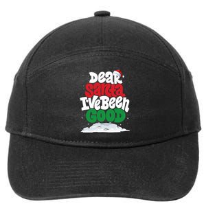 Dear Santa IVe Been Good Pajama Costume Family Matching 7-Panel Snapback Hat