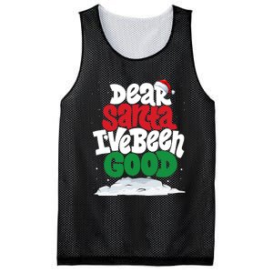 Dear Santa IVe Been Good Pajama Costume Family Matching Mesh Reversible Basketball Jersey Tank