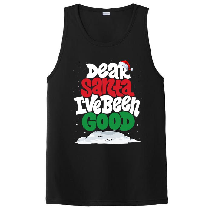 Dear Santa IVe Been Good Pajama Costume Family Matching PosiCharge Competitor Tank