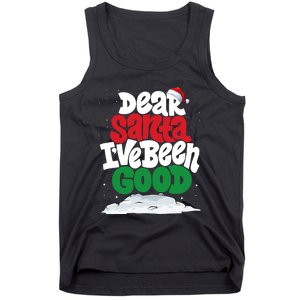 Dear Santa IVe Been Good Pajama Costume Family Matching Tank Top