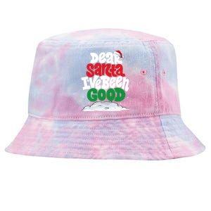 Dear Santa IVe Been Good Pajama Costume Family Matching Tie-Dyed Bucket Hat