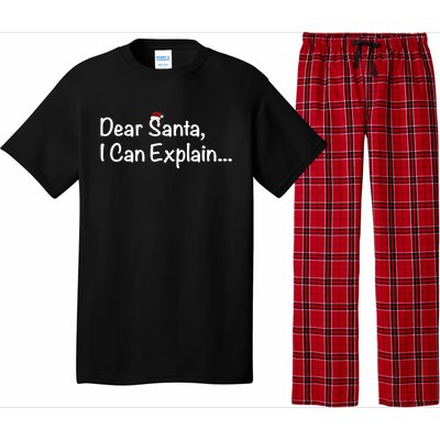 Dear Santa I Can Explain… Gift Pajama Set