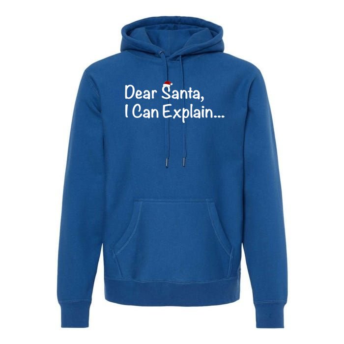 Dear Santa I Can Explain… Gift Premium Hoodie