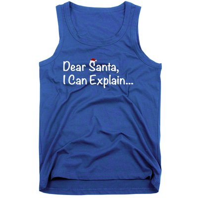 Dear Santa I Can Explain… Gift Tank Top