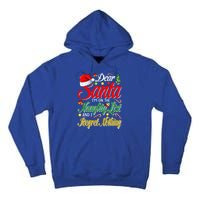 Dear Santa I'm On The Naughty List And I Regret Nothing Gift Tall Hoodie