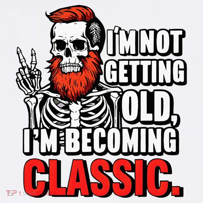 Dad Skull I’M Not Getting Old I’M Becoming A Classic USA-Made Doggie Bandana