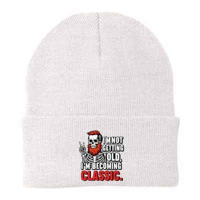 Dad Skull I’M Not Getting Old I’M Becoming A Classic Knit Cap Winter Beanie