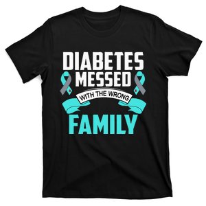 Diabetes Support  I Gift Family Member for Support T-Shirt