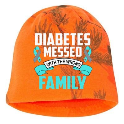 Diabetes Support  I Gift Family Member for Support Kati - Camo Knit Beanie