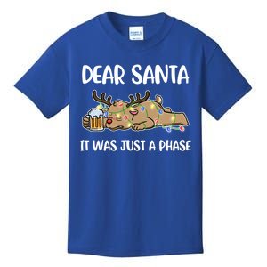 Dear Santa It Was Just A Phase Meaningful Gift Kids T-Shirt