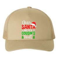 Dear Santa It Was My Cousins Fault Christmas Cousin.png Yupoong Adult 5-Panel Trucker Hat