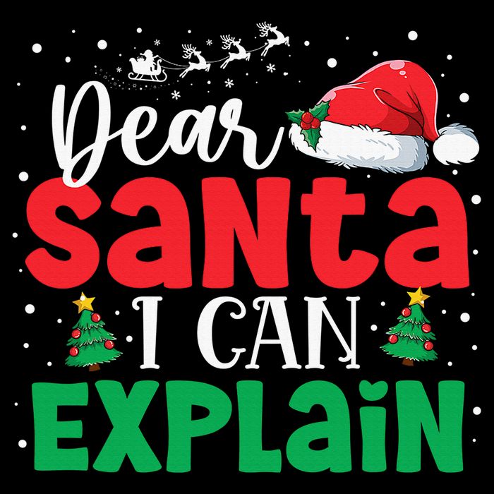 Dear Santa I Can Explain Funny Christmas List Xmas Pajamas Impact Tech Backpack