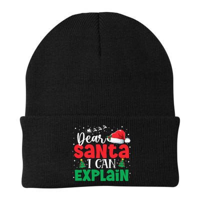 Dear Santa I Can Explain Funny Christmas List Xmas Pajamas Beanie
