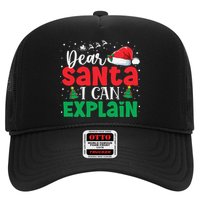 Dear Santa I Can Explain Funny Christmas List Xmas Pajamas Hat
