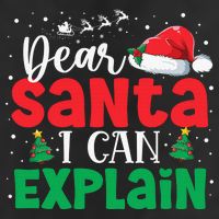 Dear Santa I Can Explain Funny Christmas List Xmas Pajamas Microfiber Hand Towel