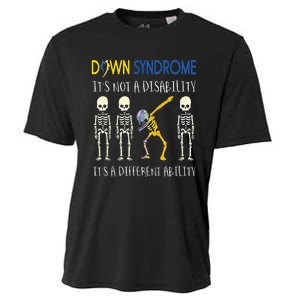 Down Syndrome Its A Different Ability Funny Down Syndrome Cooling Performance Crew T-Shirt