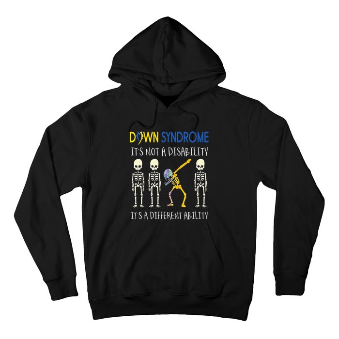 Down Syndrome Its A Different Ability Funny Down Syndrome Hoodie