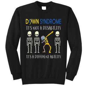 Down Syndrome Its A Different Ability Funny Down Syndrome Sweatshirt