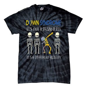 Down Syndrome Its A Different Ability Funny Down Syndrome Tie-Dye T-Shirt